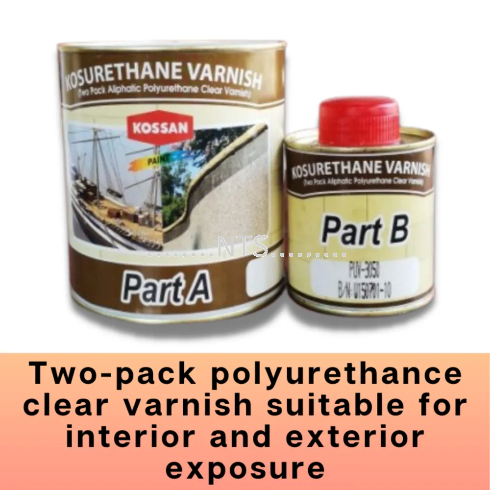 Kossan Paint Kosurethane Varnish PUV-3050 Clear Gloss