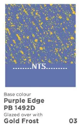 Nippon Momento Gold Frost 03 PB 1492D Purple Edge
