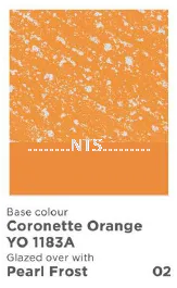Nippon Momento Pearl Frost 02 YO 1183A Coronette Orange