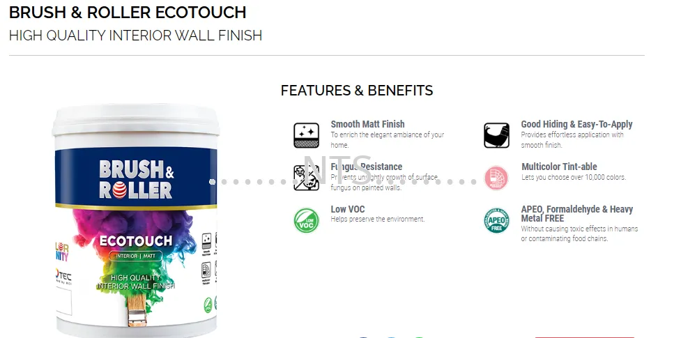 MCI Paint Brush & Roller Ecotouch - Image 2