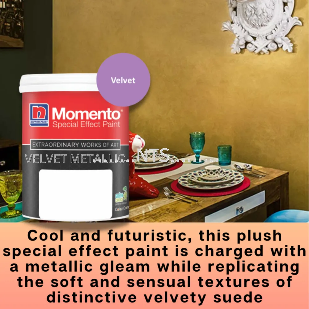 Nippon Paint Momento Velvet Metallic (Designer Series)
