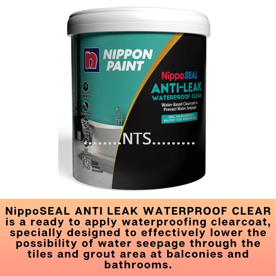 Nippon Paint NippoSeal Anti-Leak Waterproof Clear